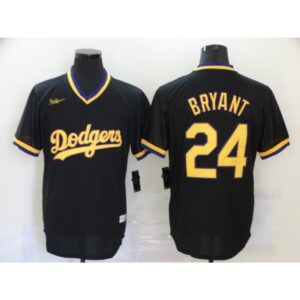 68639be0a3402_1 Men's Los Angeles Dodgers #24 Kobe Bryant Black KB Patch Cool Base Stitched Jersey