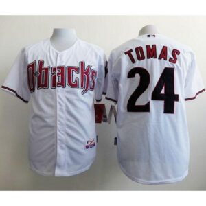 68639cdef1147_1 Diamondbacks #24 Yasmany Tomas White Cool Base Stitched MLB Jersey