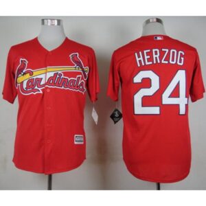 68639d5a9fd53_1 Cardinals #24 Whitey Herzog Red New Cool Base Stitched MLB Jersey