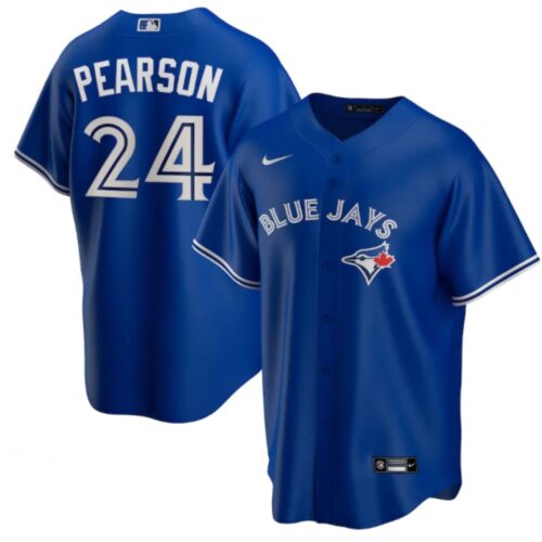 68639d8916939_1 Men's Toronto Blue Jays #24 Nate Pearson Royal Cool Base Stitched Jersey