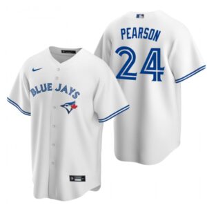 68639d8cd05c0_1 Men's Toronto Blue Jays #24 Nate Pearson White Cool Base Stitched Jersey