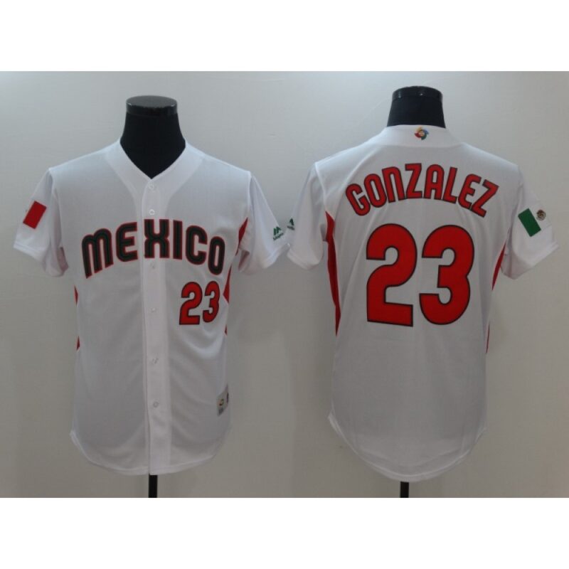 68639e3c54bc4_1 Men's Mexico Baseball #23 Adrian Gonzalez White 2017 World Baseball Classic Stitched WBC Jersey