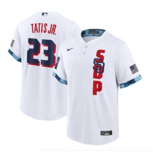 68639e9eba741_1 Men's San Diego Padres #23 Fernando Tatis Jr. 2021 White All-Star Cool Base Stitched MLB Jersey