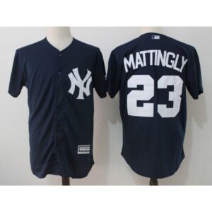 68639efc52511_1 Men's New York Yankees #23 Don Mattingly Black Cool Base Stitched Jersey