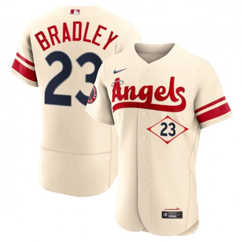 6863a04c8b256_1 Men's Los Angeles Angels #23 Archie Bradley 2022 Cream City Connect Flex Base Stitched Jersey