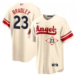 6863a0507ede1_1 Men's Los Angeles Angels #23 Archie Bradley 2022 Cream City Connect Cool Base Stitched Jersey