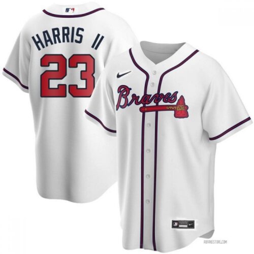 6863a085397b2_1 Men's Atlanta Braves #23 Michael Harris ii White Cool Base Stitched Baseball Jersey