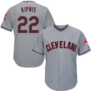 6863a14fba48d_1 indians #22 Jason Kipnis Grey Road Stitched Youth MLB Jersey