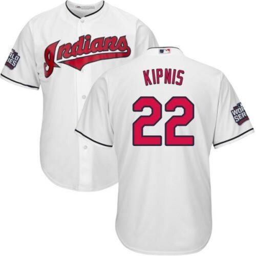 6863a15f2c7b9_1 indians #22 Jason Kipnis White Cool Base 2016 World Series Bound Stitched Youth MLB Jersey