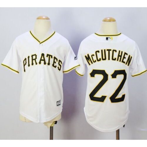 6863a1c924961_1 Pirates #22 Andrew McCutchen White Cool Base Stitched Youth MLB Jersey