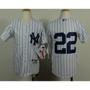 6863a1cec85a6_1 Yankees #22 Jacoby Ellsbury White Stitched Youth MLB Jersey