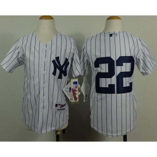 6863a1cec85a6_1 Yankees #22 Jacoby Ellsbury White Stitched Youth MLB Jersey
