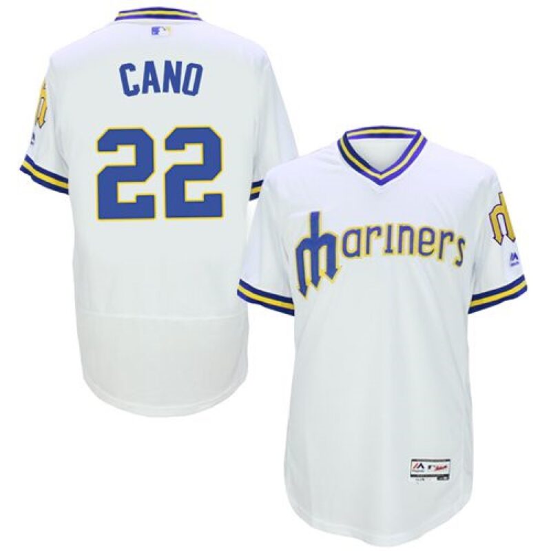 6863a20beb414_1 Mariners #22 Robinson Cano White Flexbase Authentic Collection Cooperstown Stitched MLB Jersey