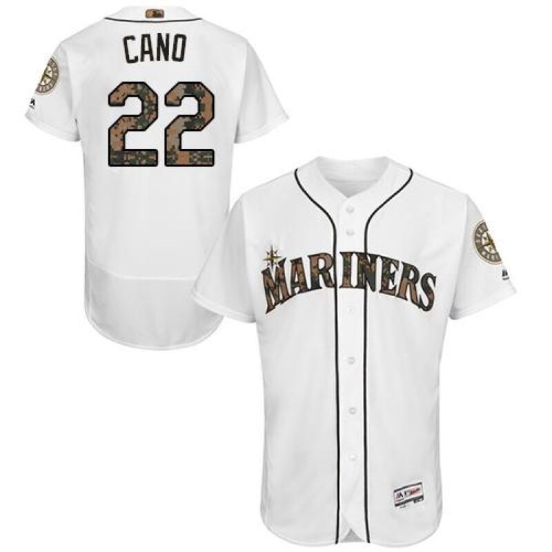 6863a2135812a_1 Mariners #22 Robinson Cano White Flexbase Authentic Collection 2016 Memorial Day Stitched MLB Jersey