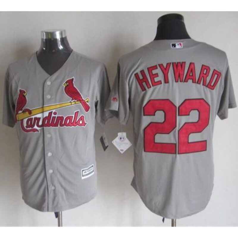 6863a23f93221_1 Cardinals #22 Jason Heyward Grey New Cool Base Stitched MLB Jersey