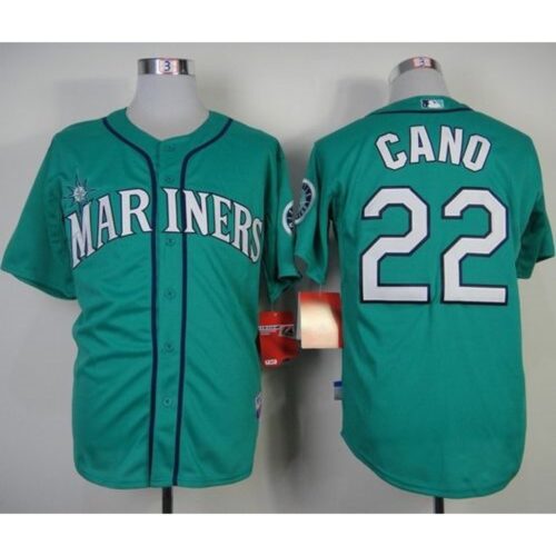 6863a2ded6024_1 Mariners #22 Robinson Cano Green Alternate Cool Base Stitched MLB Jersey