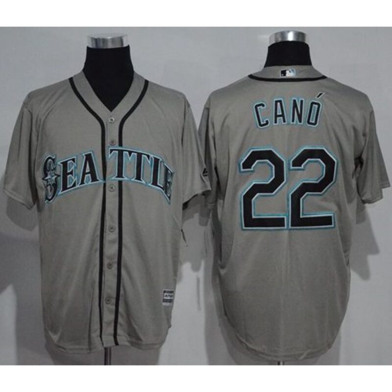 6863a2e9e6f76_1 Mariners #22 Robinson Cano Grey New Cool Base Stitched MLB Jersey
