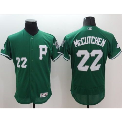 6863a35f7230f_1 Pirates #22 Andrew McCutchen Green Celtic Flexbase Authentic Collection Stitched MLB Jersey