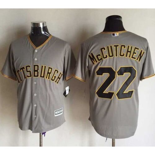 6863a369b9bac_1 Pirates #22 Andrew McCutchen Grey New Cool Base Stitched MLB Jersey