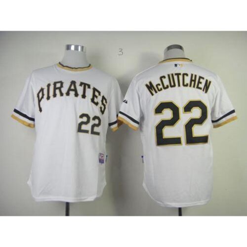 6863a37d4d908_1 Pirates #22 Andrew McCutchen White Alternate 2 Cool Base Stitched MLB Jersey