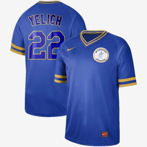 6863a4047baaa_1 Men's Milwaukee Brewers #22 Christian Yelich Cooperstown Collection Legend Stitched MLB Jersey