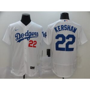 6863a4826f63c_1 Men's Los Angeles Dodgers #22 Clayton Kershaw White Flex Base Stitched MLB Jersey