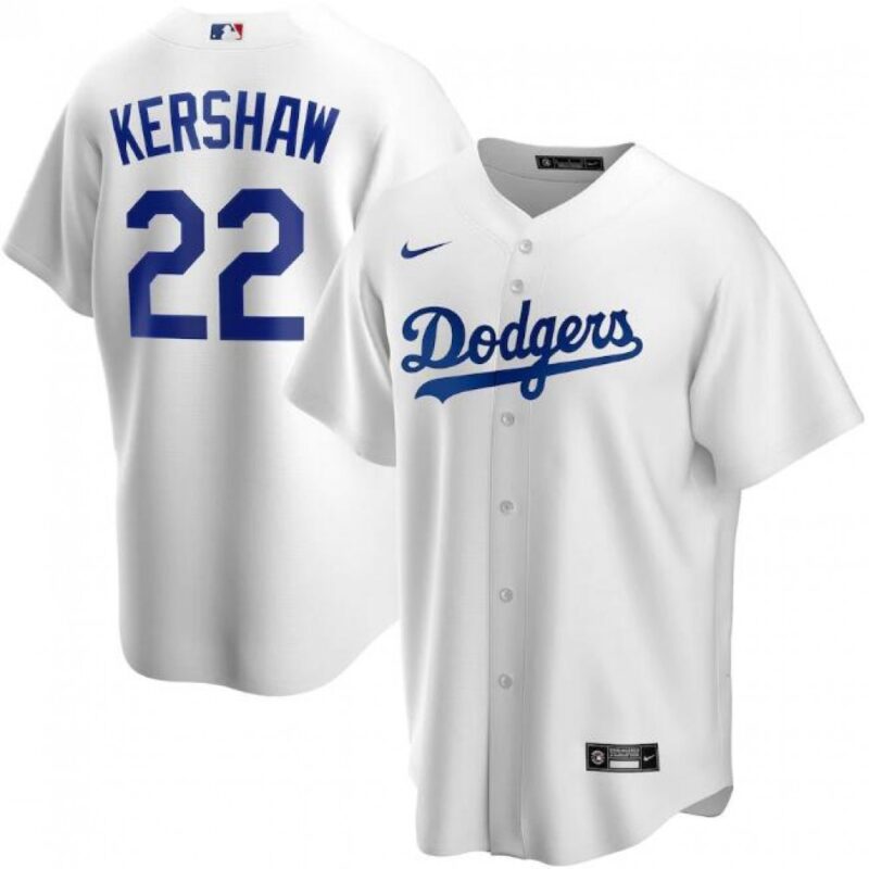 6863a48a7c1bd_1 Men's Los Angeles Dodgers #22 Clayton Kershaw White Cool Base Stitched Jersey