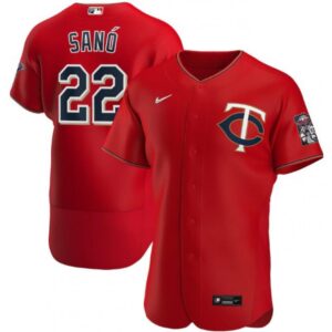 6863a56b1966d_1 Men's Minnesota Twins #22 Miguel Sano Red Flex Base Stitched MLB Jersey