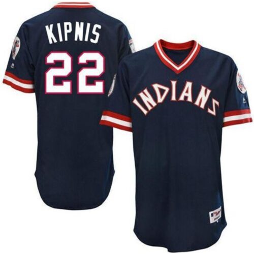 6863a63018078_1 indians #22 Jason Kipnis Navy Blue 1976 Turn Back The Clock Stitched MLB Jersey