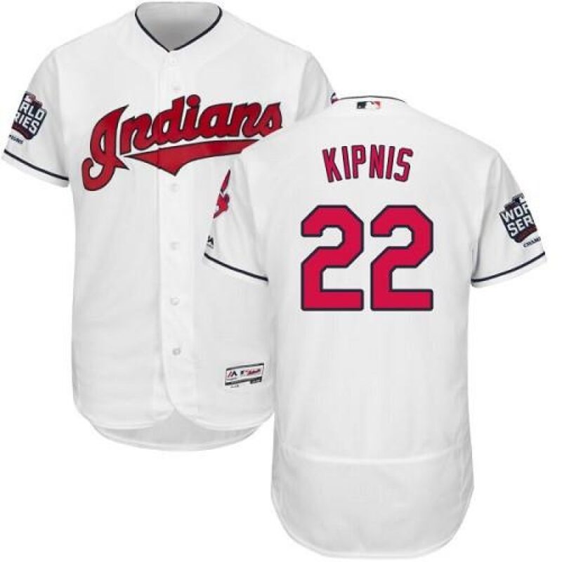 6863a637d1bc1_1 indians #22 Jason Kipnis White Flexbase Authentic Collection 2016 World Series Bound Stitched MLB Jersey