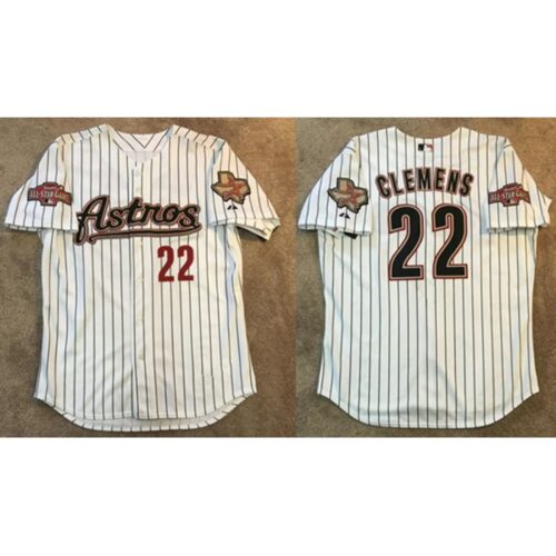6863a654a2809_1 Men's Houston Astros #22 Roger Clemens White 2004 All Star Cool Base Stitched Baseball Jersey