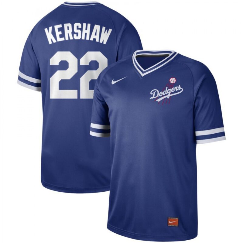 6863a6aceda65_1 Men's Los Angeles Dodgers #22 Clayton Kershaw Blue Cooperstown Collection Legend Stitched MLB Jersey