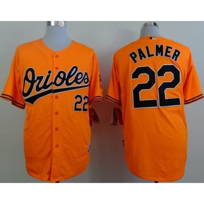 6863a6ca655aa_1 Orioles #22 Jim Palmer Orange Cool Base Stitched MLB Jersey