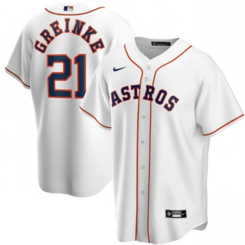 6863a88f7b91b_1 Men's Houston Astros #21 Zack Greinke White Cool Base Stitched Jersey
