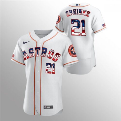 6863a893b74e9_1 Men's Houston Astros #21 Zack Greinke White 2020 Stars & Stripes Flex Base Stitched Jersey