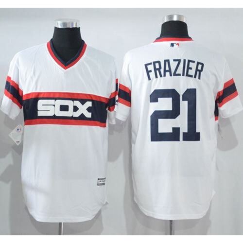 6863a8a494f2b_1 White Sox #21 Todd Frazier White New Cool Base Alternate Home Stitched MLB Jersey