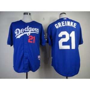 6863a92516f44_1 Dodgers #21 Zack Greinke Blue Cool Base Stitched MLB Jersey