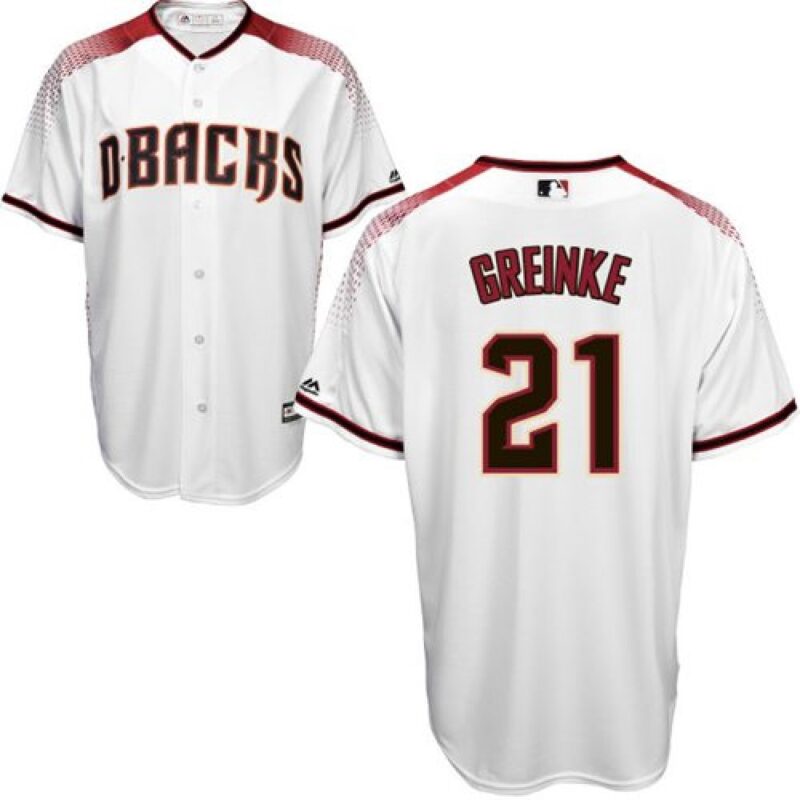 6863a9b2b8c64_1 Diamondbacks #21 Zack Greinke White/Brick New Cool Base Stitched MLB Jersey
