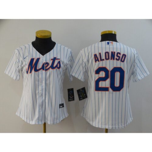 6863aa494687f_1 Women's New York Mets #20 Pete Alonso White Cool Base Stitched MLB Jersey(Run Small)