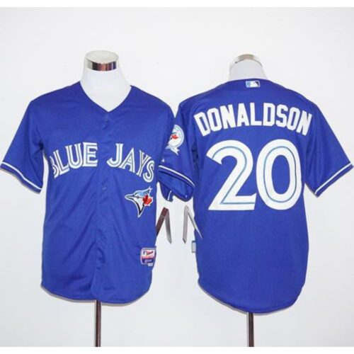 6863aac179099_1 Blue Jays #20 Josh Donaldson Blue Alternate Cool Base Stitched MLB Jersey