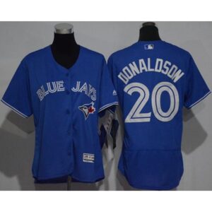6863aade334c5_1 Blue Jays #20 Josh Donaldson Blue Flexbase Authentic Women's Stitched MLB Jersey