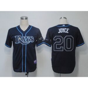 6863ab085080e_1 Rays #20 Matt Joyce Dark Blue Cool Base Stitched MLB Jersey