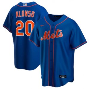 6863ab54d4f1c_1 Men's New York Mets #20 Pete Alonso Blue Cool Base Stitched MLB Jersey