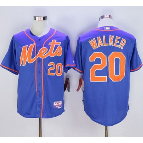 6863ab6e07370_1 Mets #20 Neil Walker Blue Alternate Home Cool Base Stitched MLB Jersey