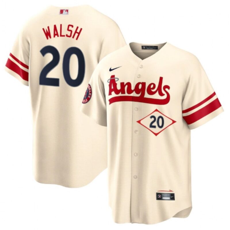 6863abdb3b232_1 Men's Los Angeles Angels #20 Jared Walsh 2022 Cream City Connect Cool Base Stitched Jersey