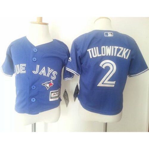 6863ac109d66b_1 Toddler Blue Jays #2 Troy Tulowitzki Blue Cool Base Stitched MLB Jersey