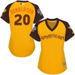 6863ac215c65a_1 Blue Jays #20 Josh Donaldson Gold 2016 All-Star American League Women's Stitched MLB Jersey