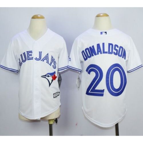 6863ac5a95129_1 Blue Jays #20 Josh Donaldson White Cool Base Stitched Youth MLB Jersey