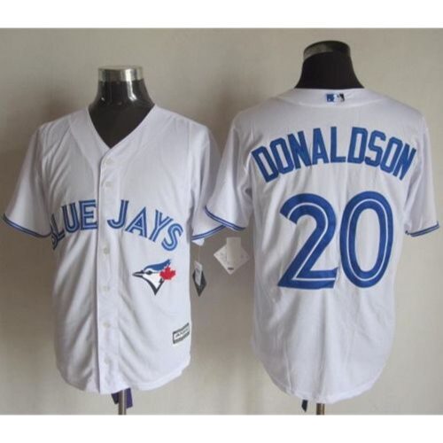 6863ac78a4589_1 Blue Jays #20 Josh Donaldson White New Cool Base Stitched MLB Jersey