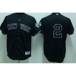 6863ac862984f_1 Yankees #2 Derek Jeter Stitched Black Youth MLB Jersey